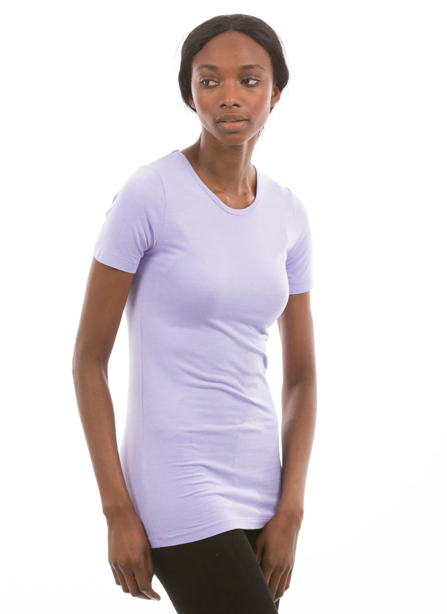 100% Bamboo Women's Short Sleeve Crew Neck (SALE)