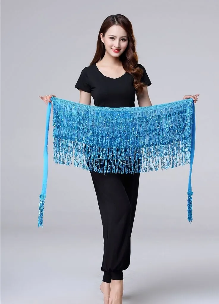 14 Inch Wrap Round Sequin Skirt