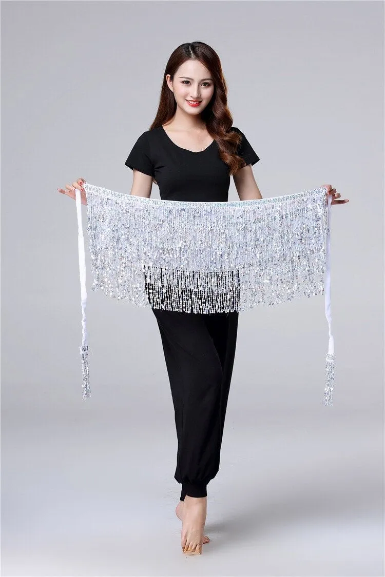 14 Inch Wrap Round Sequin Skirt