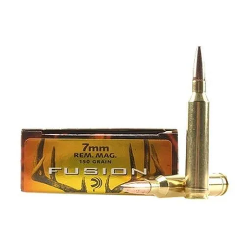 7mm Remington Magnum - Fusion, 150 Grains, Spitzer Boat Tail, Per 20