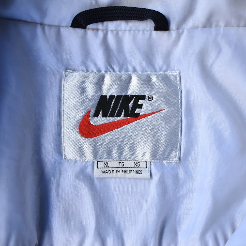 90’s NIKE ロゴ刺繍 裏地付き ナイロンジャケット 230129