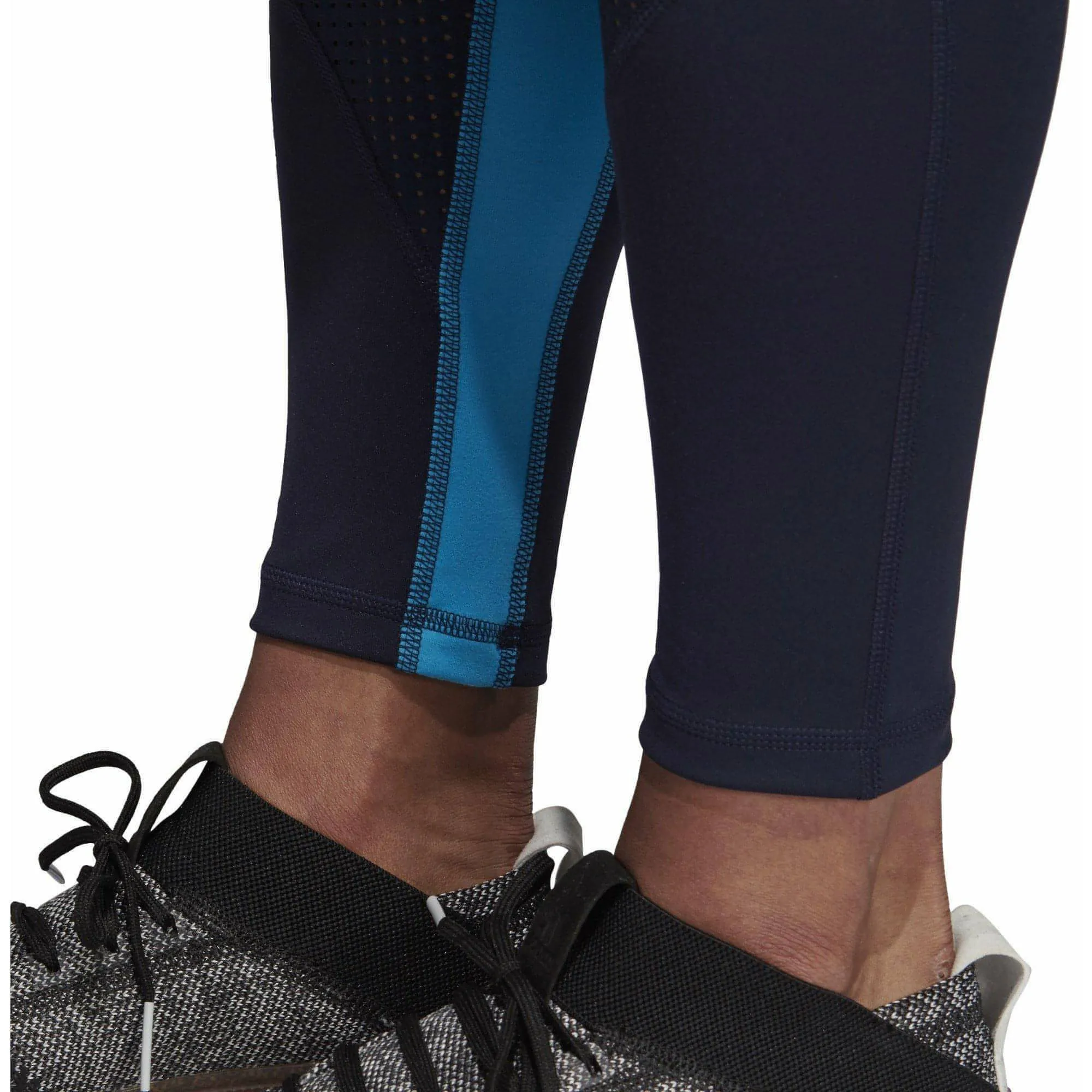 adidas Believe This High Rise Womens Long Training Tights - Blue