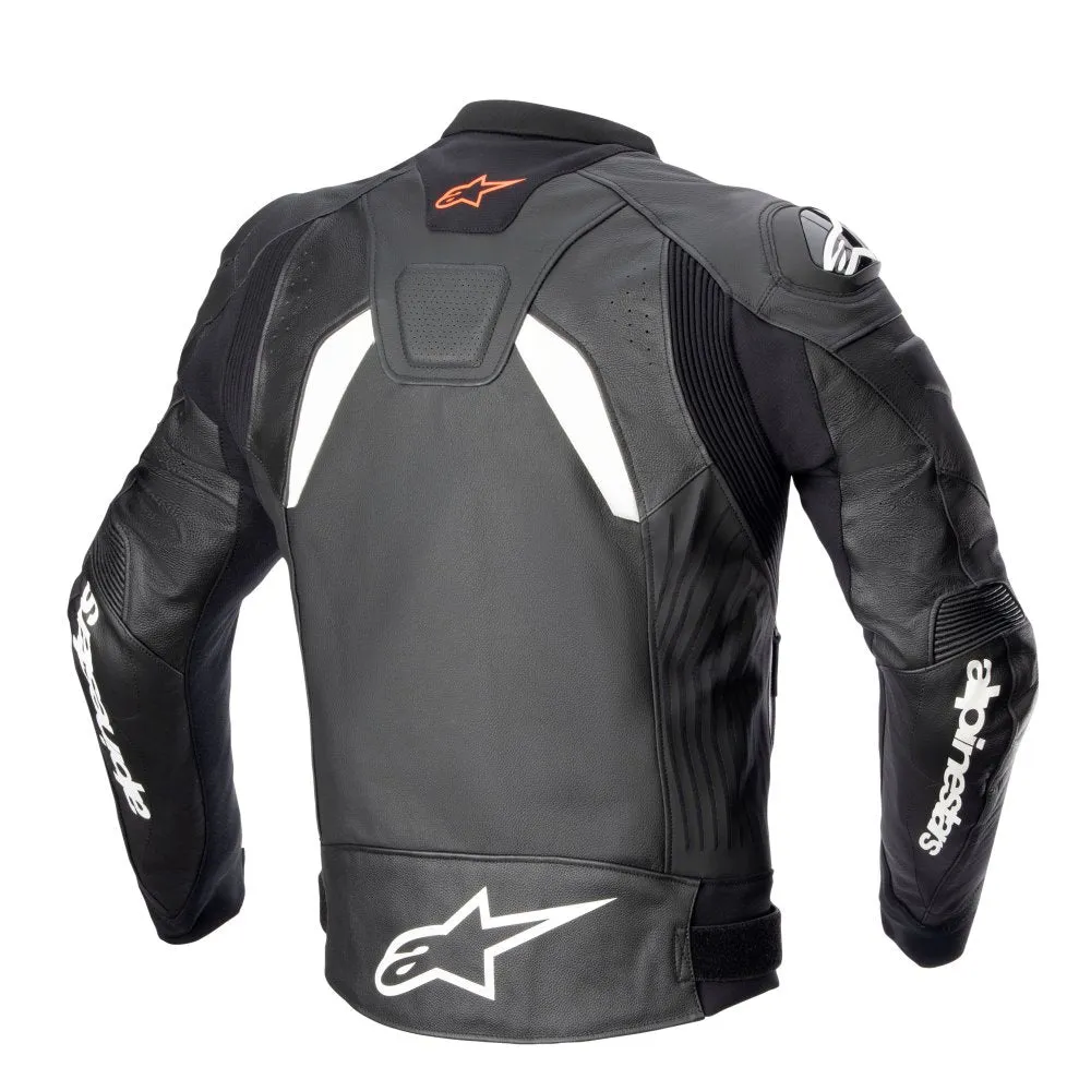 Alpinestars Gp Plus V4 Leather Jkt Black White