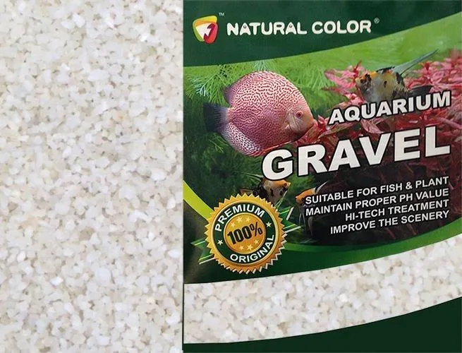 Aquarium Fish Tank White Gravel 4 - 6mm 2kg