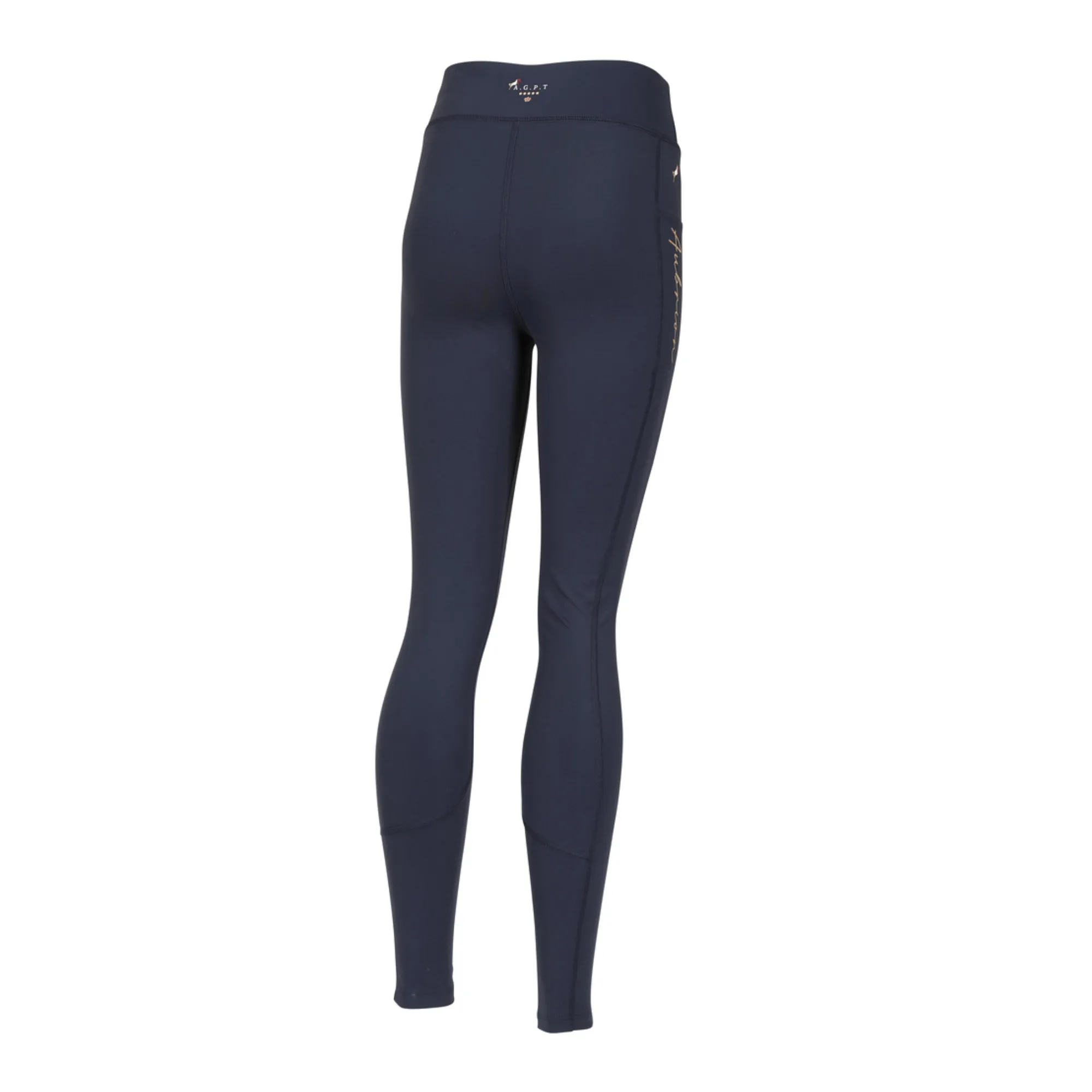 Aubrion Young Rider Team Non-Stop Tights - Navy