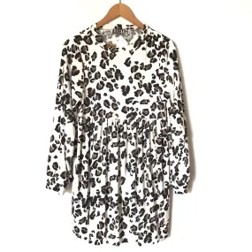 Audrey 3 1 Knit Animal Print Babydoll Dress NWT- Size S