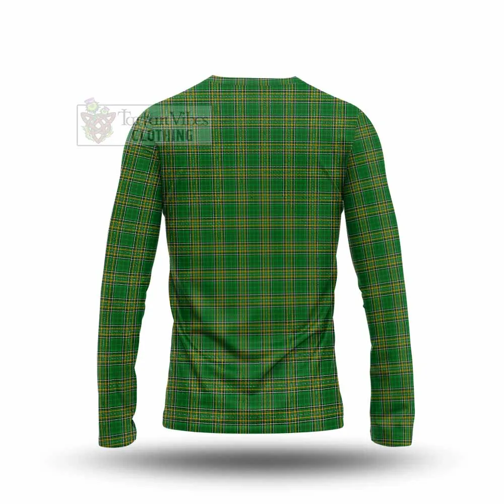 Bannon Irish Clan Tartan Long Sleeve T-Shirt with Coat of Arms