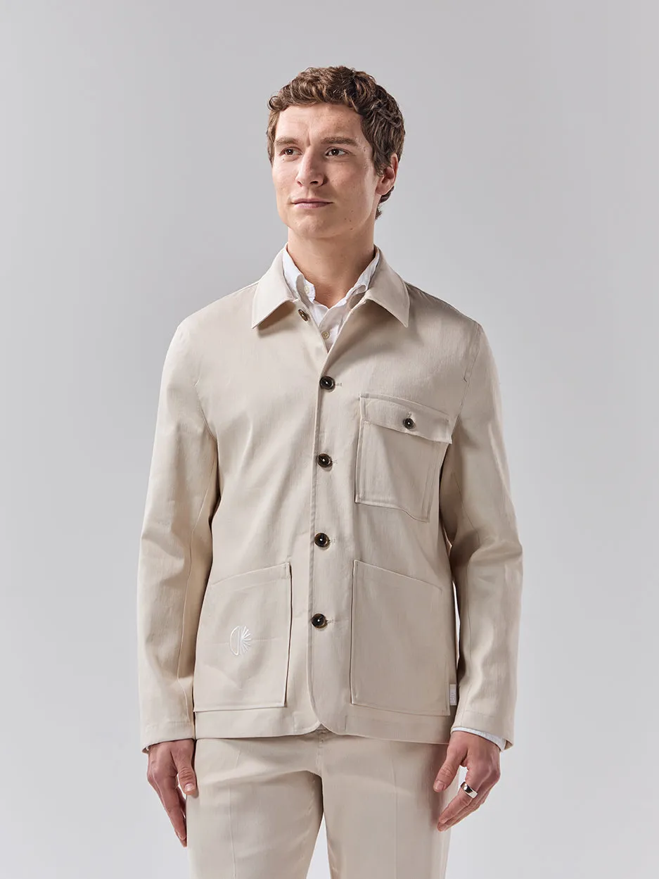 Batch 05 - Mens Cream Linen Jacket