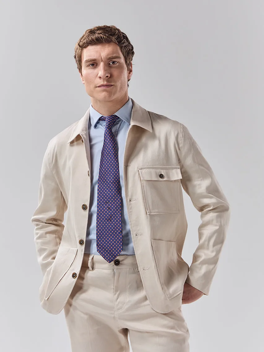 Batch 05 - Mens Cream Linen Suit