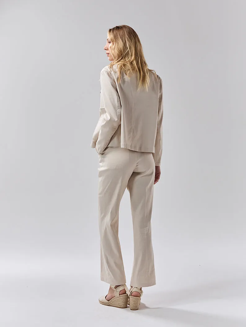 Batch 05 - Womens Cream Linen - Jacket