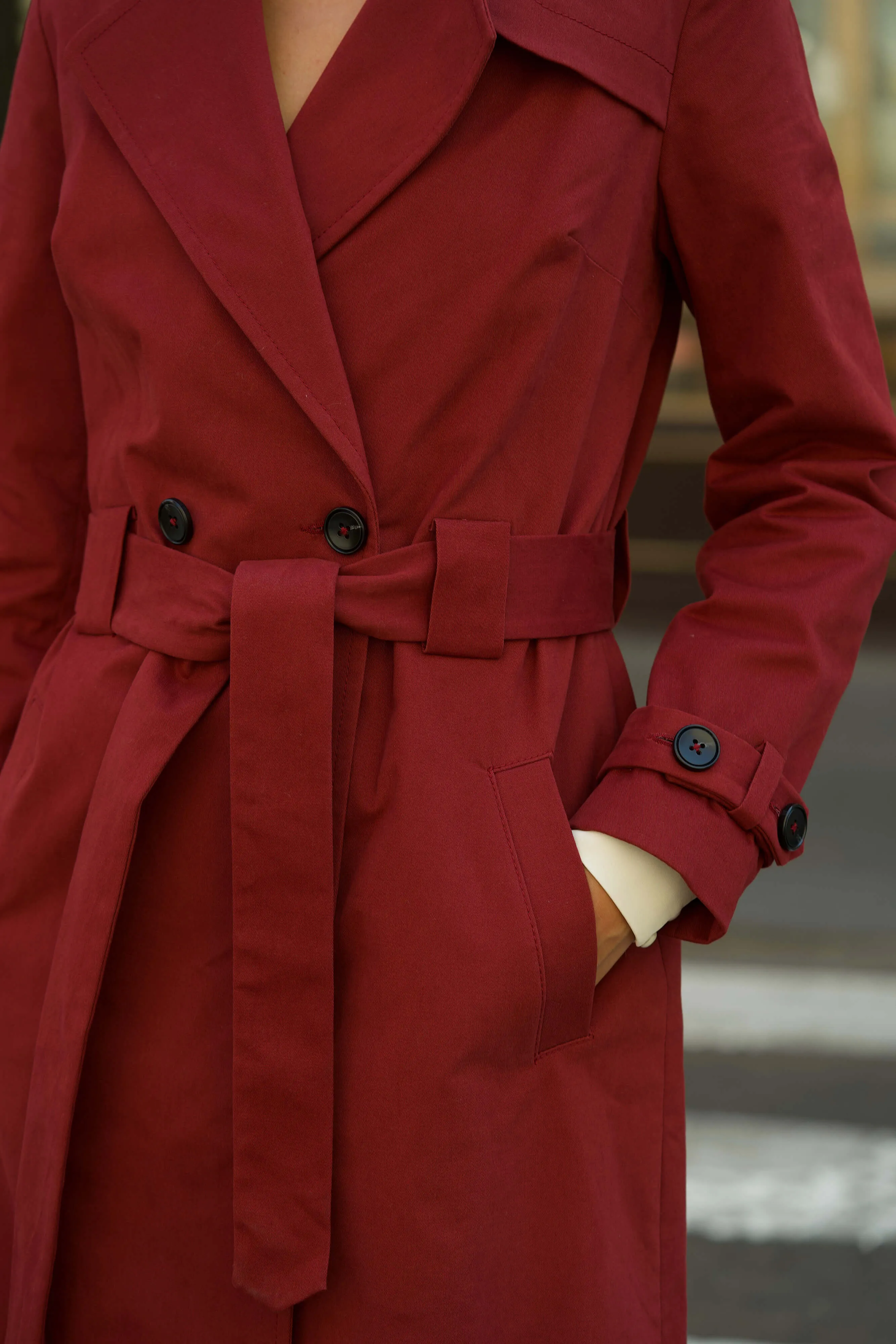 Benedicte Cotton Trench Coat