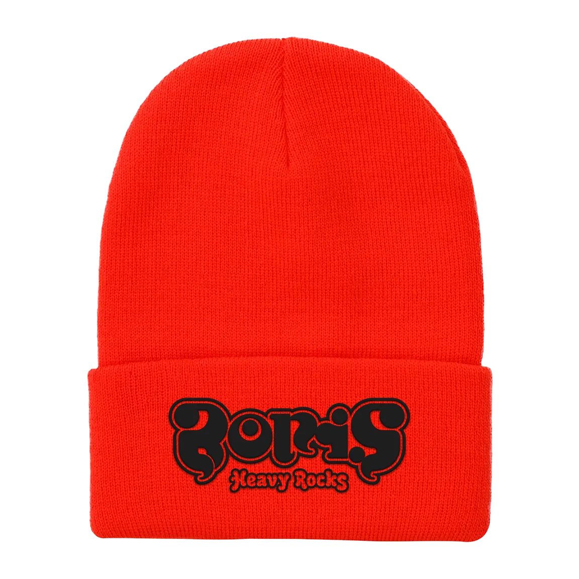 Boris "Heavy Rocks" DRI DUCK Blaze Orange Embroidered Beanie