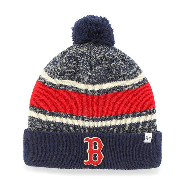 Boston Red Sox - Fairfax Cuff Knit Light Navy Beanie, 47 Brand