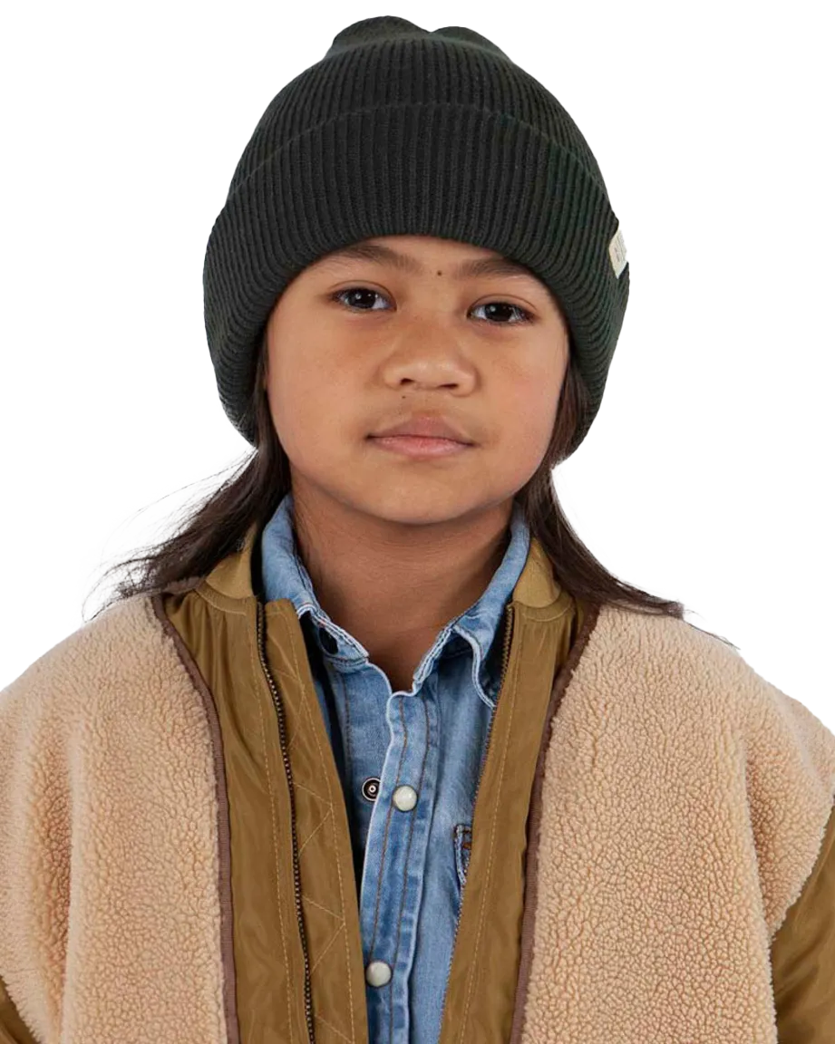 Boys Kinabalu Beanie in Bottle Green