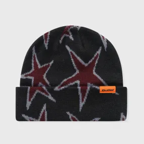 Butter Goods - Stars Cuff Beanie - Black