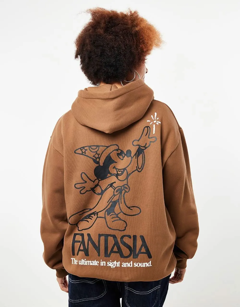 Butter Goods x Disney Sight And Sound Pullover Hoodie - Brown