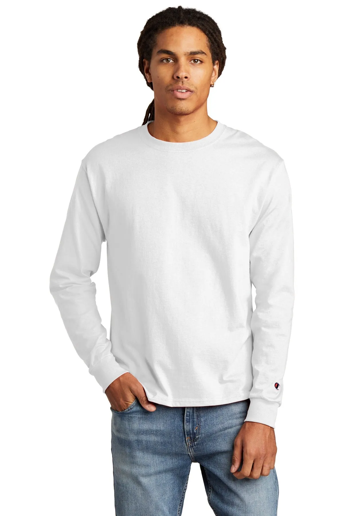 Champion Heritage 5.2-Oz. Jersey Long Sleeve Tee CC8C