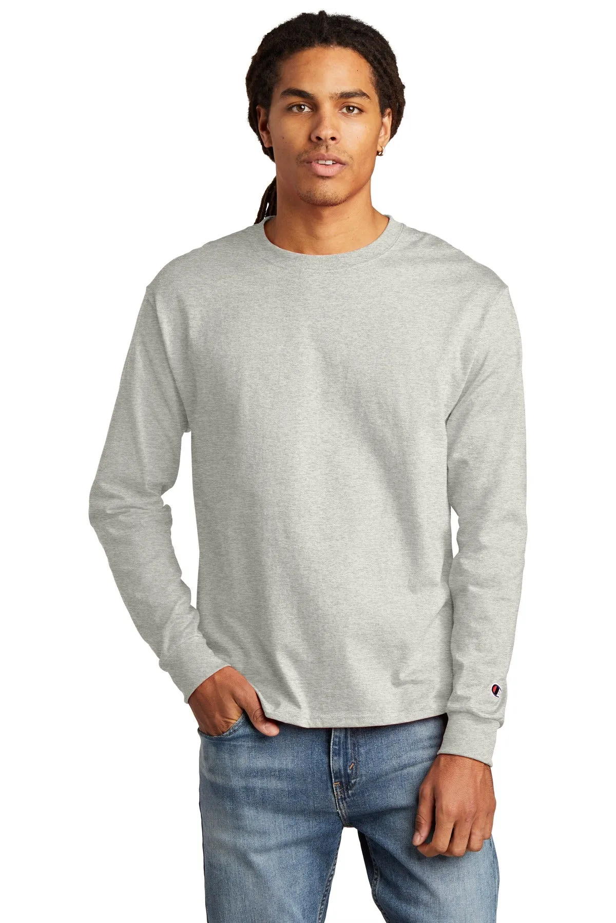 Champion Heritage 5.2-Oz. Jersey Long Sleeve Tee CC8C