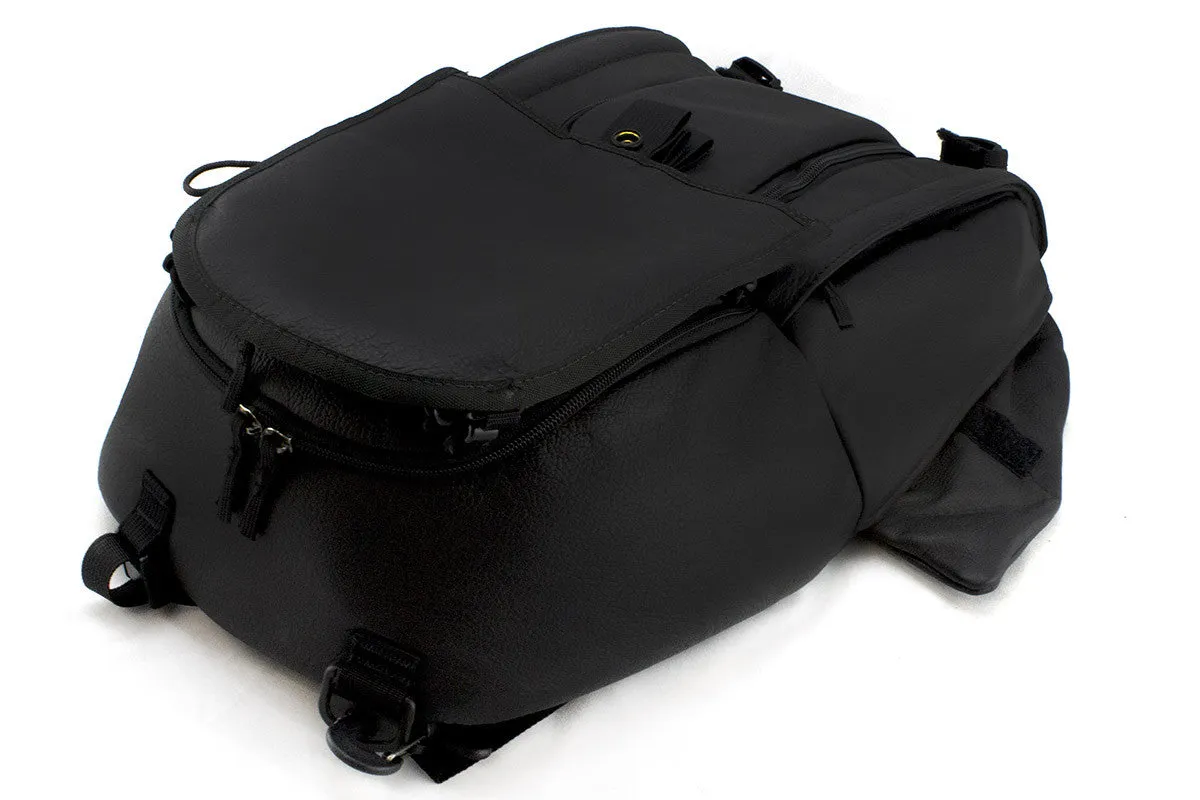 CHHG29 Harlot Gas-Pack Black Leather Tankbag