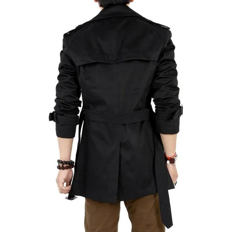 Classic Double Breasted Trench Coat