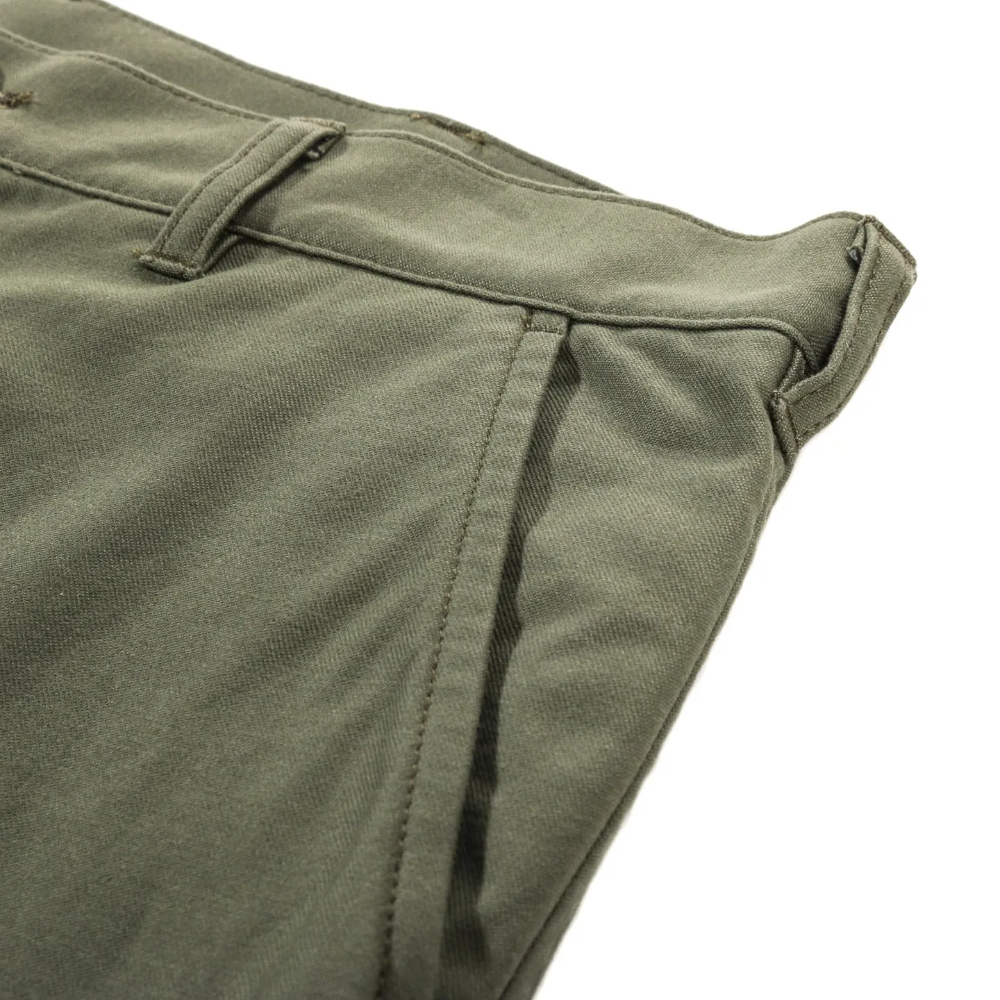 COMME DES GARCONS HOMME P020 WIDE CHINO PANT KHAKI