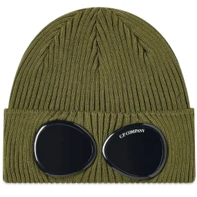 CP Company Khaki Goggle Beanie