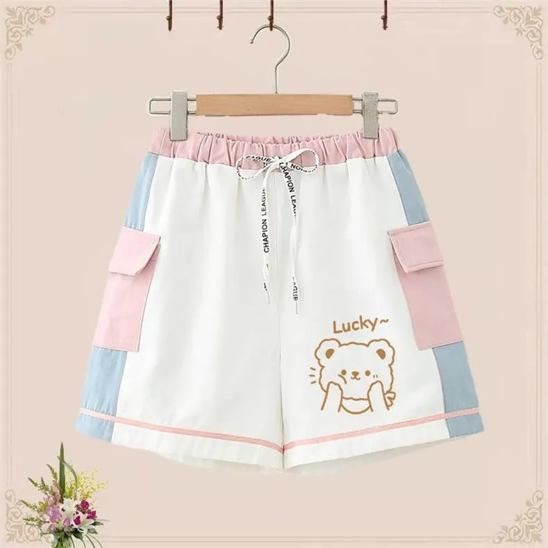 Cute Loose Sweat Shorts PL53021