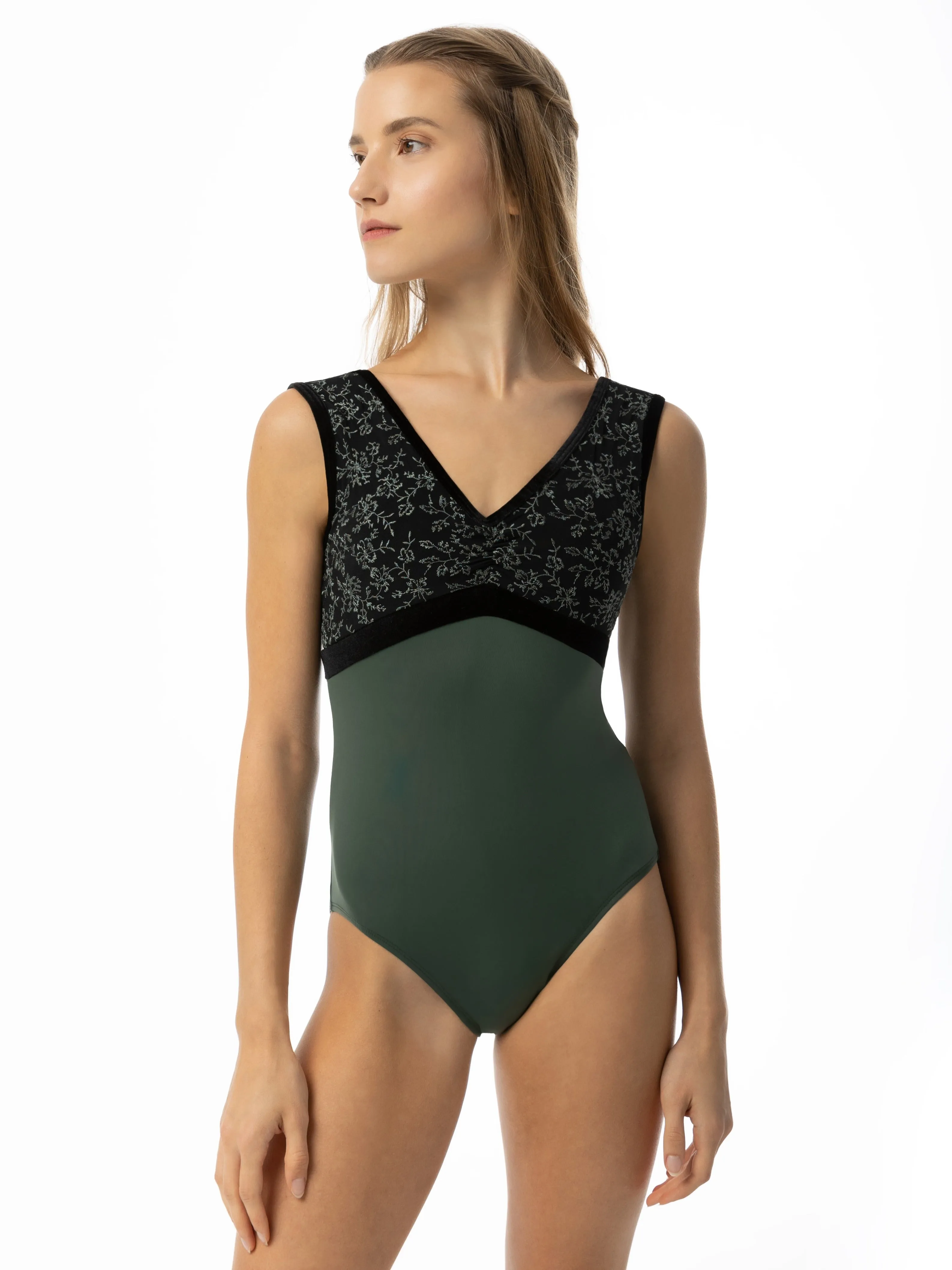 Darling Pinch Front Tank Leotard