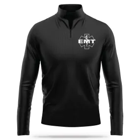 [EMT] Performance Quarter Zip [BLK/WHT]