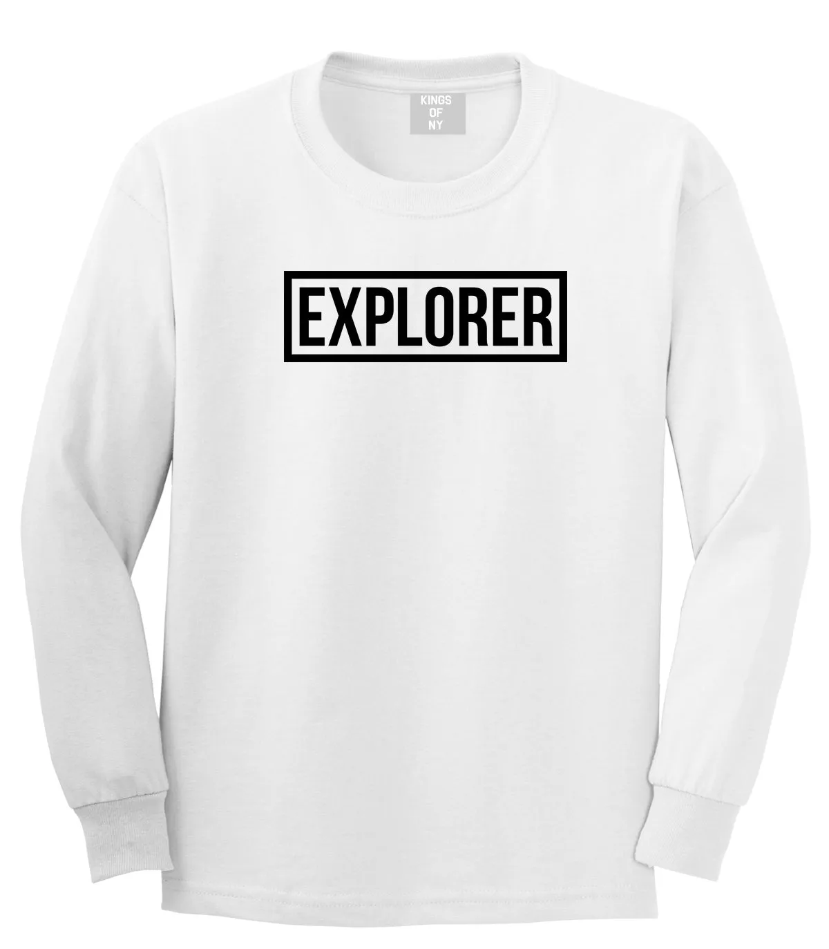 Explorer Box Mens Long Sleeve T-Shirt