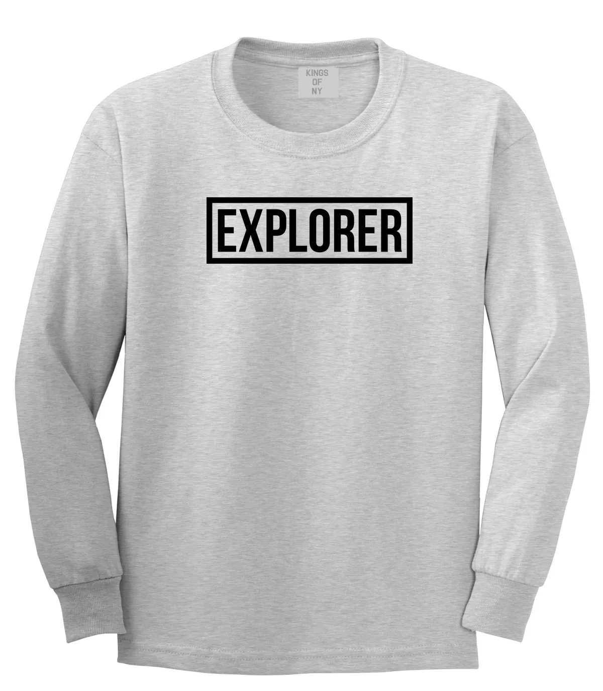 Explorer Box Mens Long Sleeve T-Shirt