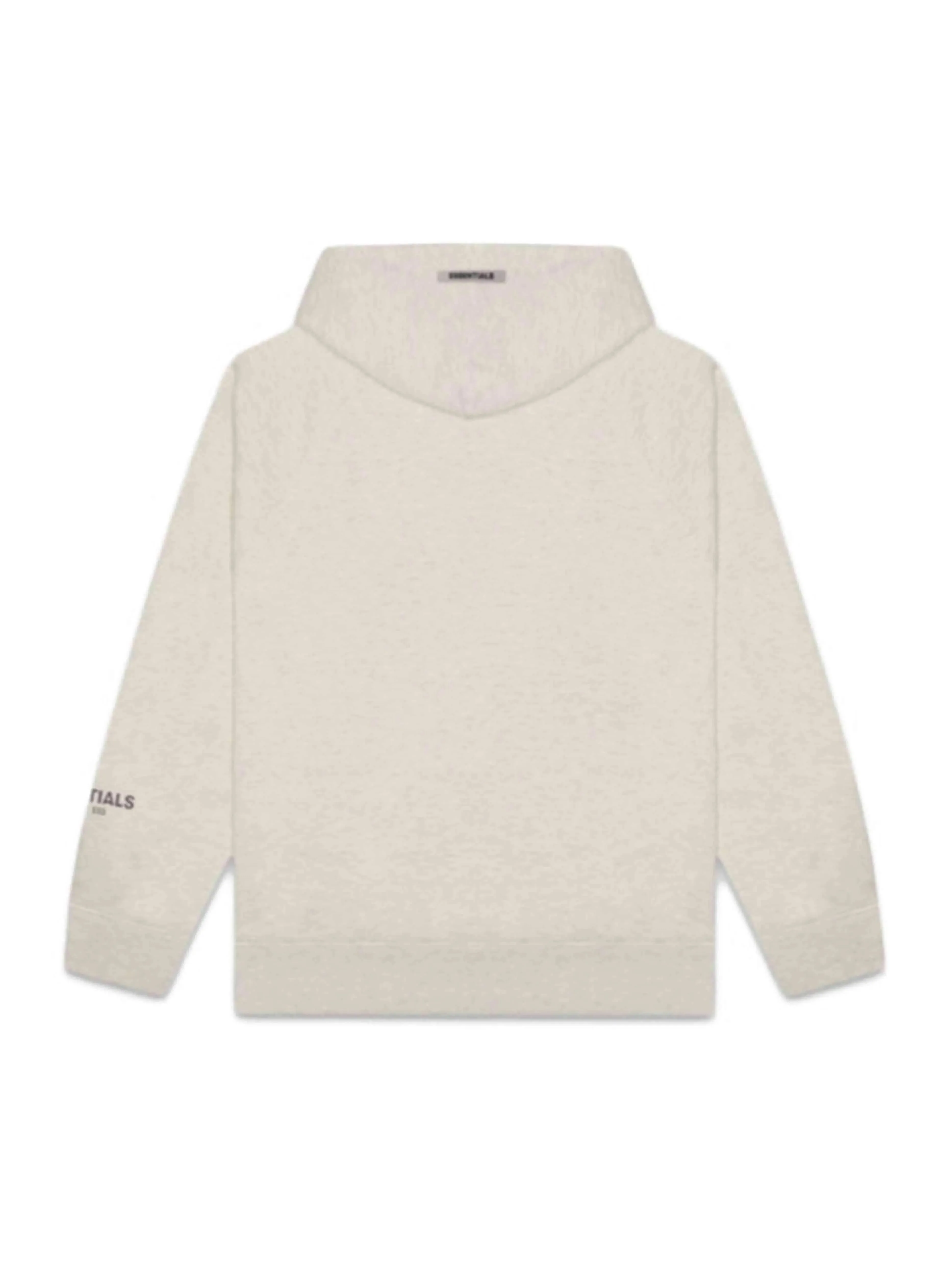 Fear Of God Essentials 3D Silicon Applique Pullover Hoodie Oatmeal [SS20]