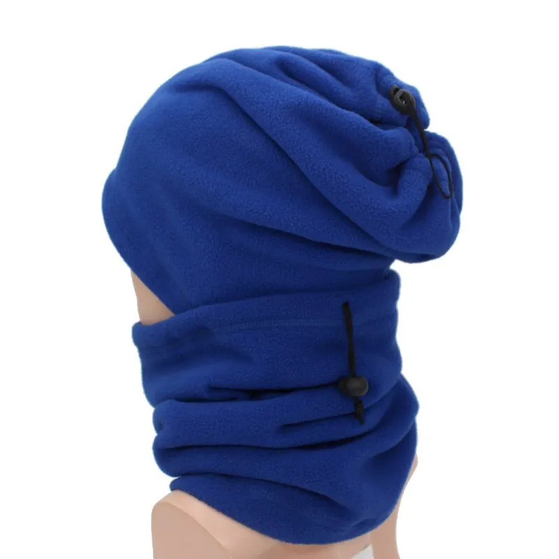 Felt Beanie with Optional Neck Gaiter