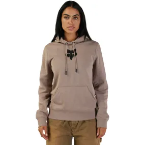 Fox Racing Fox Head Fleece Pullover Hoodie Taupe Brown