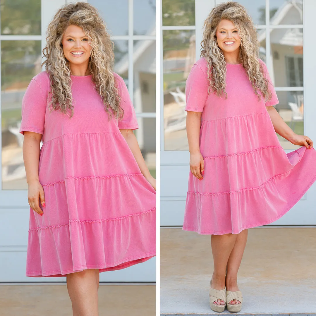 Happier Forever Dress, Pink