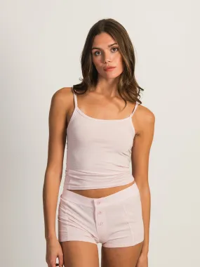 HARLOW BRIAR STRIPED TANK - LIGHT PINK