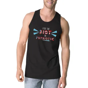 I Put The Riot In Patriotic Mens Black Tank Top 4th Of July Tanks