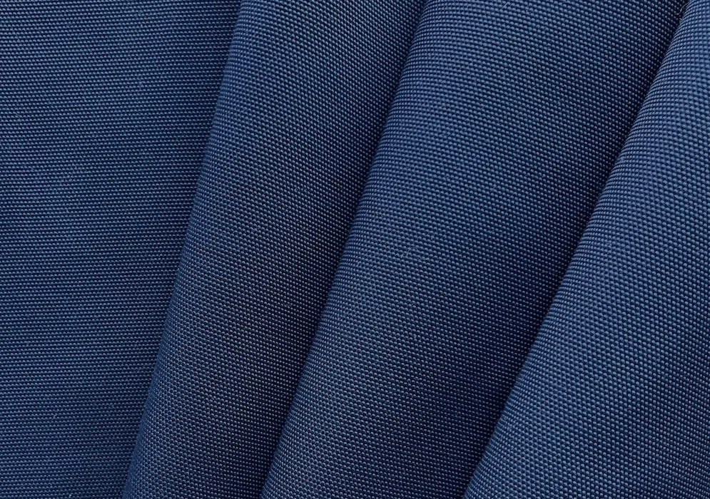 Inky Navy Blue Cotton Blend Sharkskin Suiting