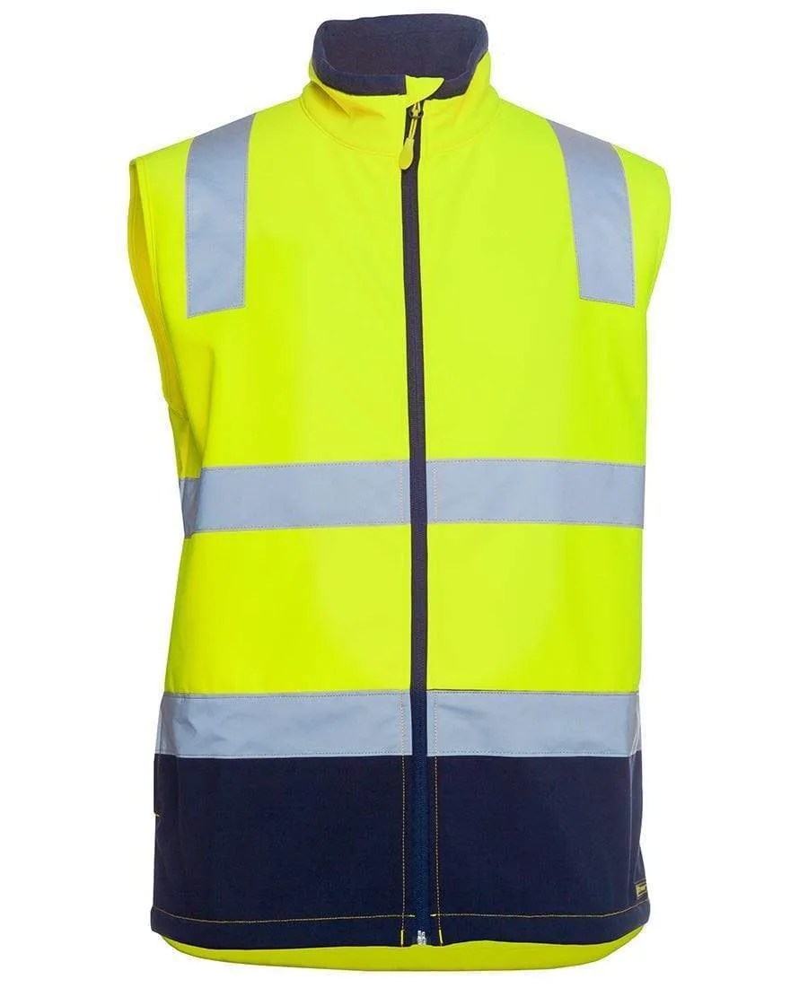 JB Hi Vis Water Resistant Softshell Vest 6DWV