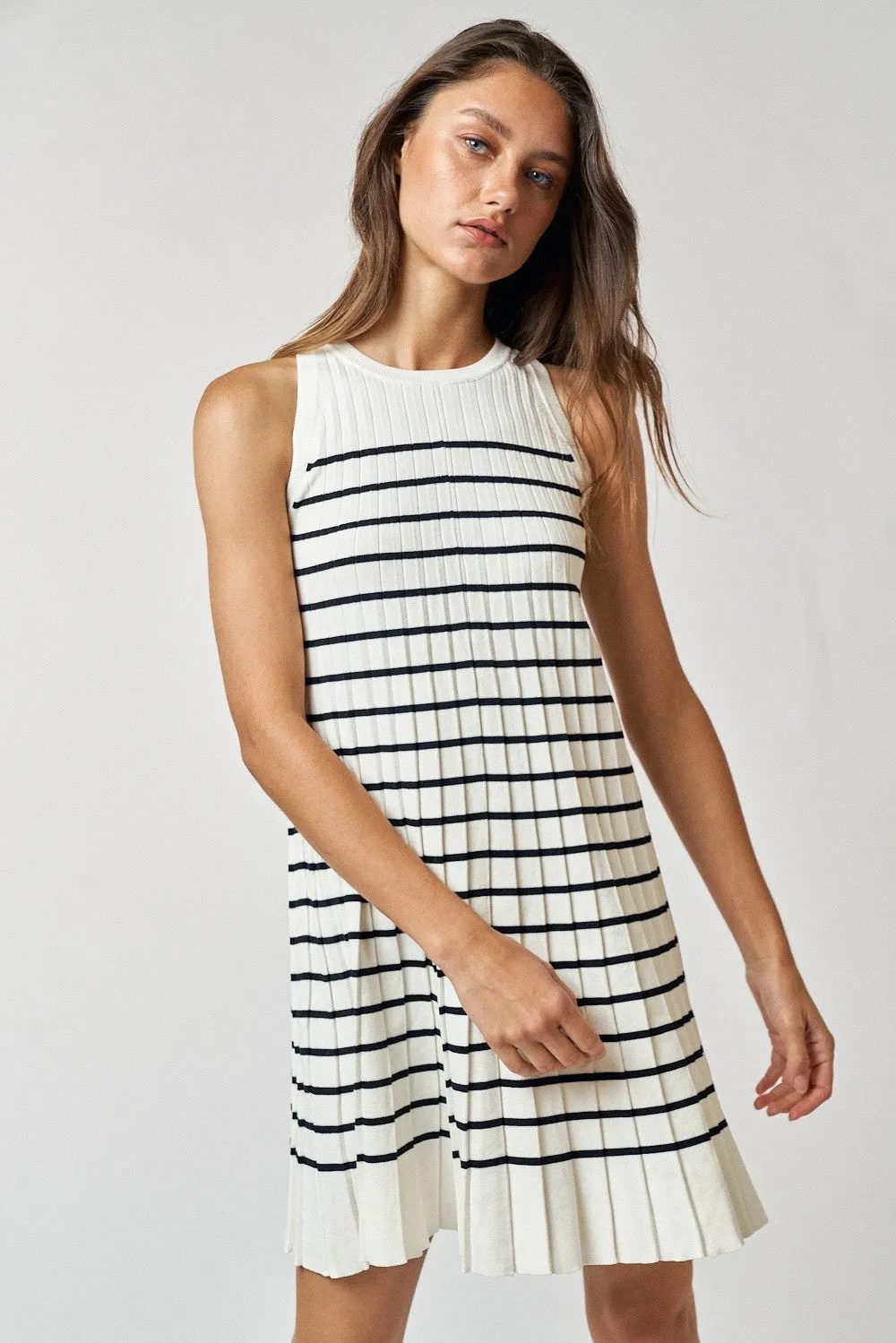 Kendrick Sleeveless Sweater Mini Dress