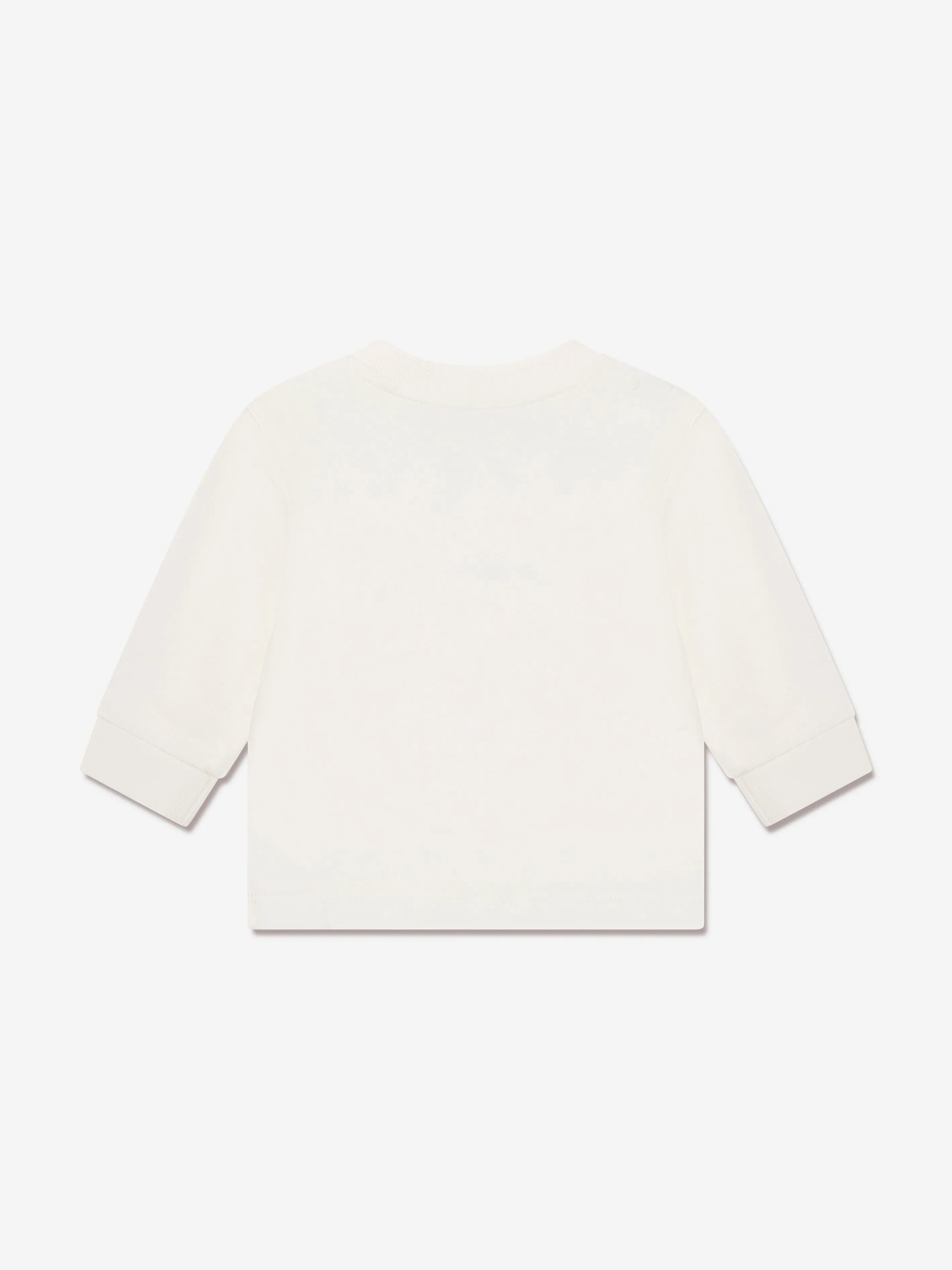 KENZO Baby Long Sleeve Logo T-Shirt in Ivory