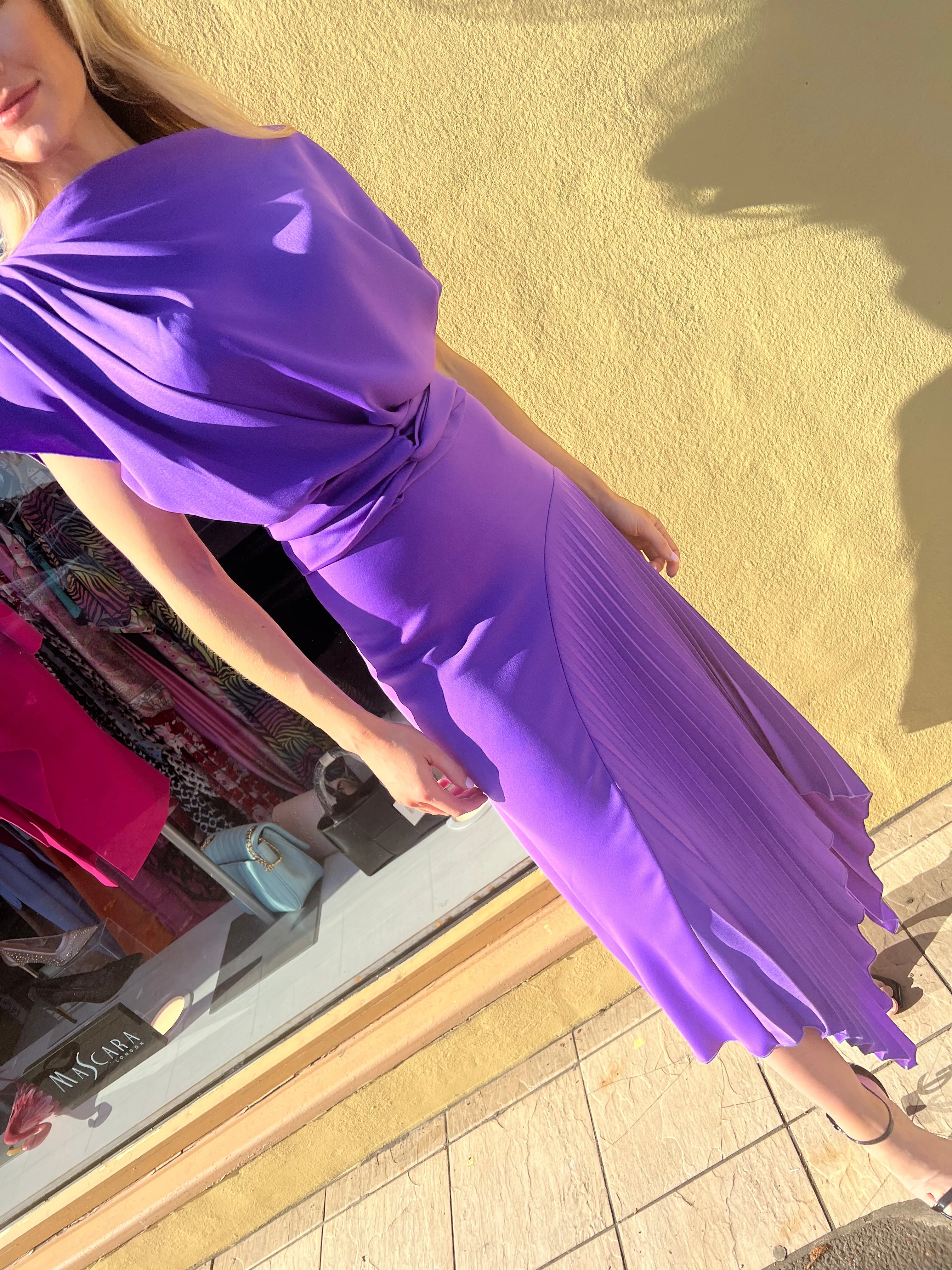 Kevan Jon mila dress violet purple