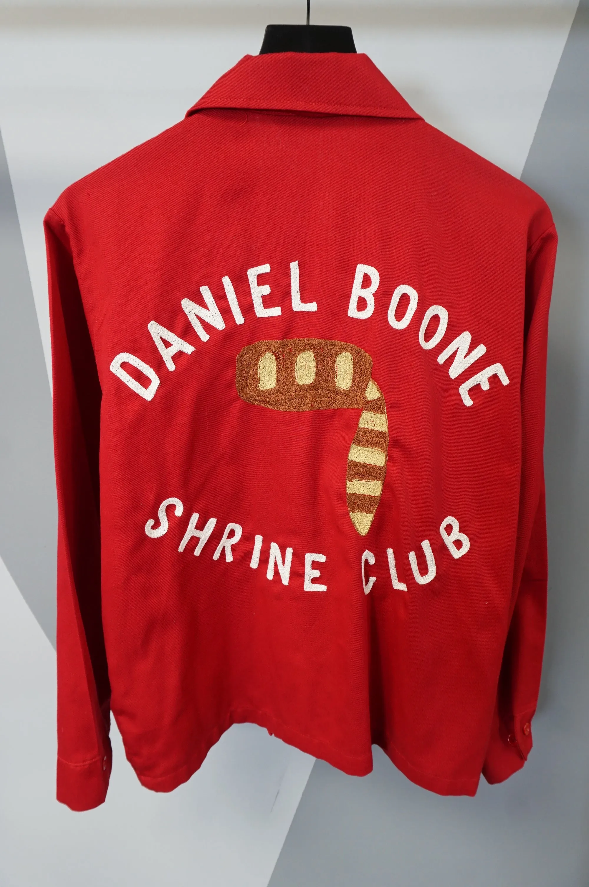 (M) Lotte Schnare Daniel Boone Shrine Club Full Zip Lightweight Jacket