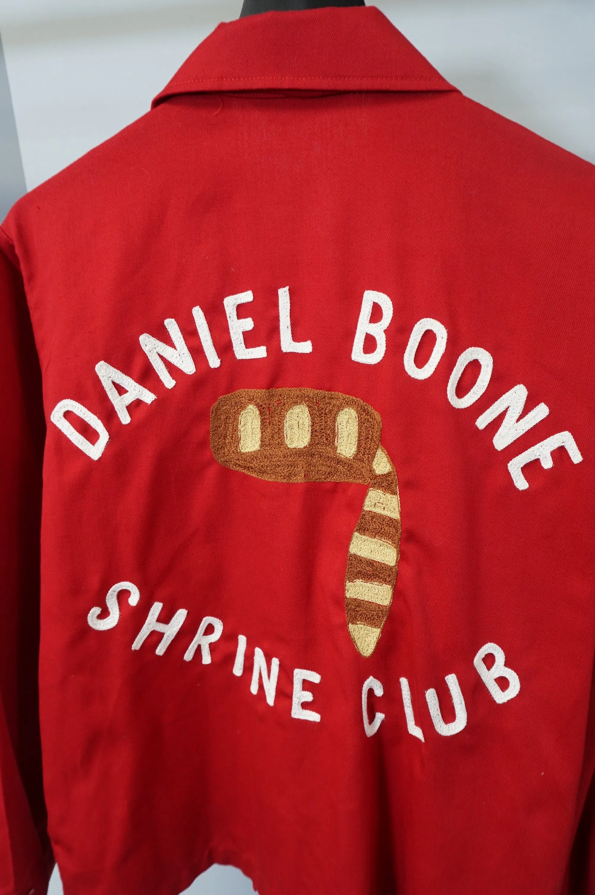 (M) Lotte Schnare Daniel Boone Shrine Club Full Zip Lightweight Jacket