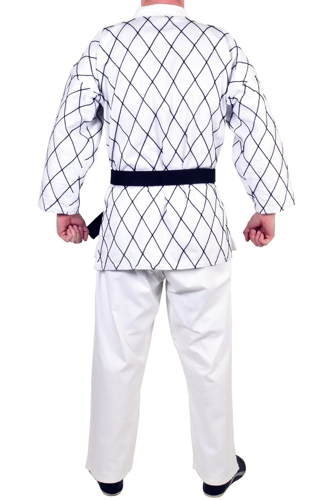 MAR-070 | White Hapkido Uniform w/ Cross Design