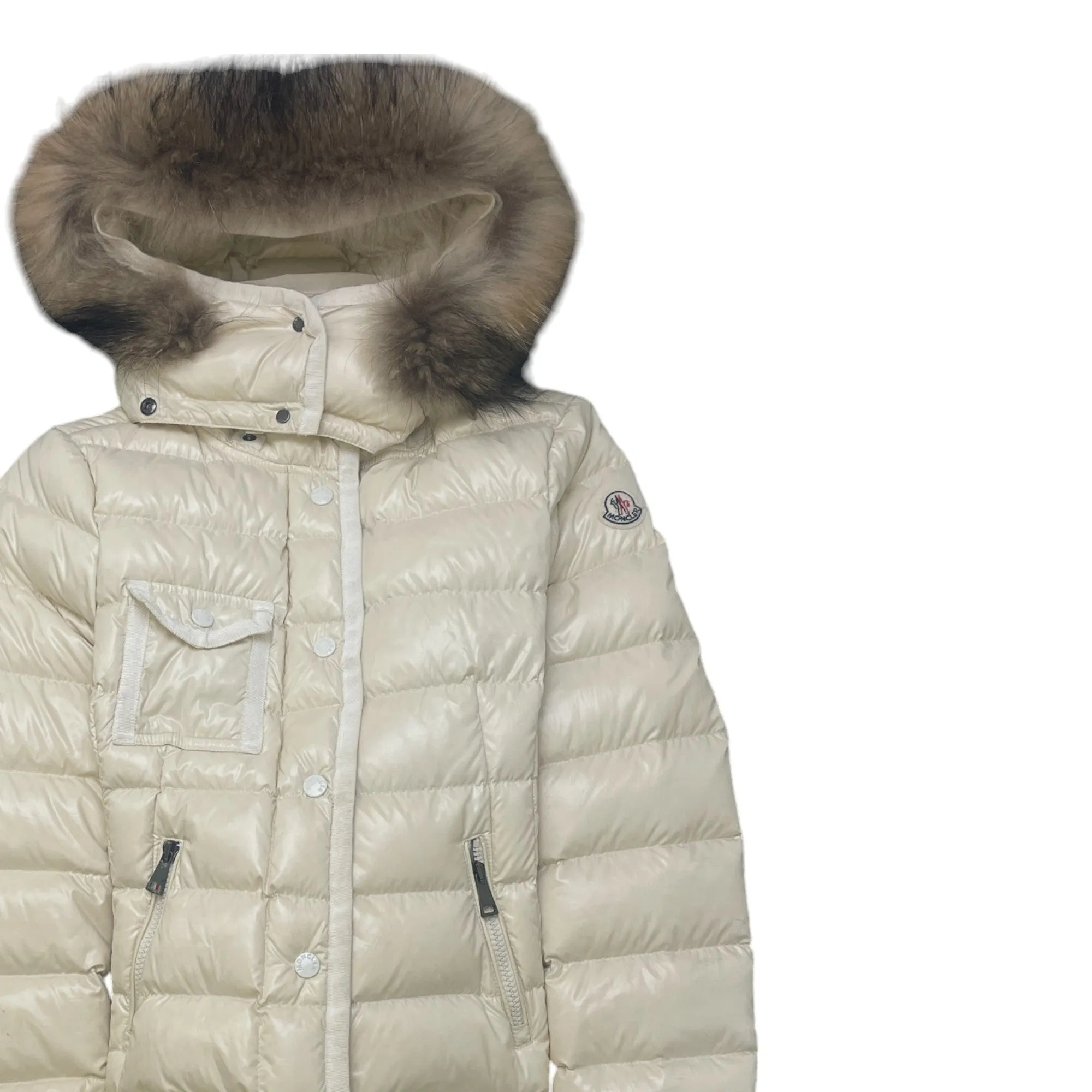 Men's Armoise Down Jacket Cream Size 2 / M