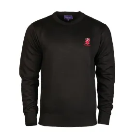 Men's Ballantrae Lion Jumper  Black