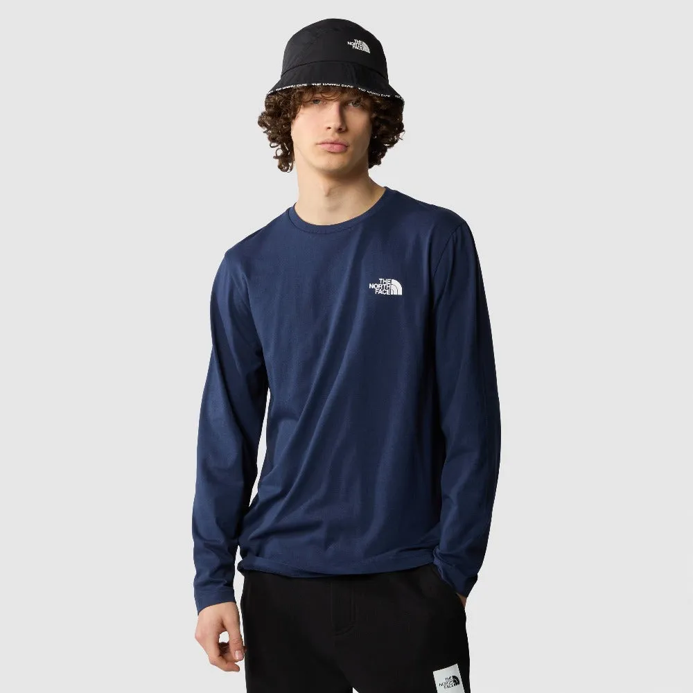 MEN'S LONG-SLEEVE SIMPLE DOME T-SHIRT