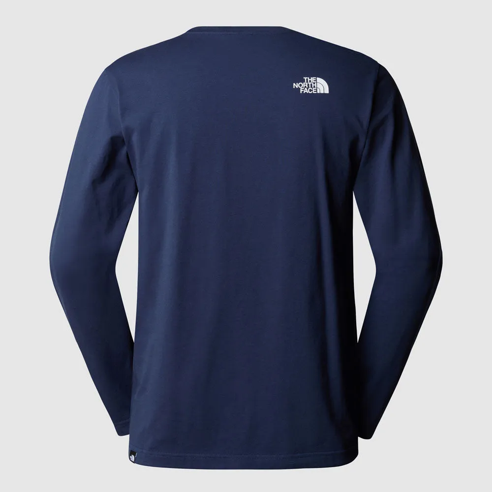 MEN'S LONG-SLEEVE SIMPLE DOME T-SHIRT