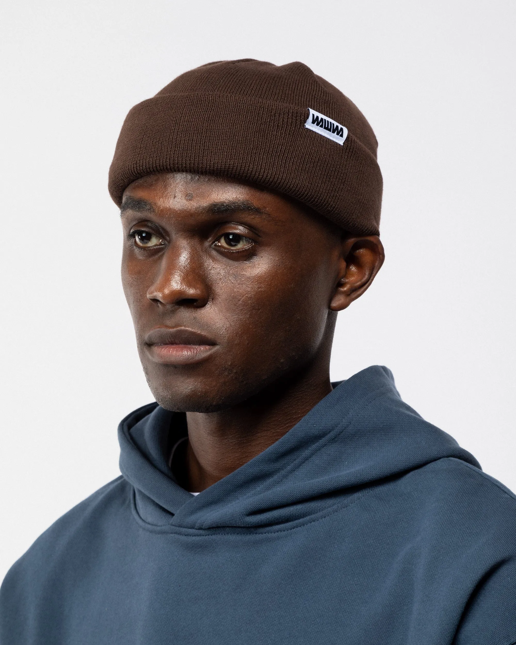 Mill Cotton Beanie - Chocolate